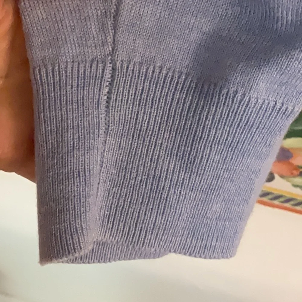 J. Crew Men’s Merino Wool-Blend Crewneck Sweater, Size XL, Light Blue - Picture 3 of 6